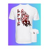 TİMİSİVA(22) Unisex Oversize KURT TÜRK BAYRAĞI Baskılı Bisiklet Yaka Kısa Kollu SİYAH T-shirt