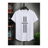 TİMİSİVA(264) Unisex Oversize KURT TÜRK BAYRAĞI Baskılı Bisiklet Yaka Kısa Kollu SİYAH T-shirt BEYAZ L