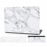 TIMOCY MacBook Air 13,6 inç M2 için Touch ID 2022 2023 ile Beyaz Mermer Kılıf - M2 2022 MacBook Air 13,6 inç A2681 Unqiue Tasarımı için En İyi Koruma MacBook Kılıfı
