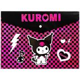 Timon Kuromi Çıtçıtlı Dosya 590158 Pembe Renkli 1 Adet Çizgili Tasarım