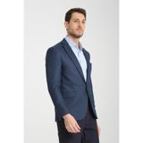 Timone Erkek Açık Lacivert Slim Fit Dar Kesim Desenli Mevsimlik Blazer Ceket Açık Lacivert 54
