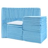 Timoo 100 Parça Tek Kullanımlık Değiştirme Pedi Sızdırmaz Altlık Yatak Masa Koruyucu Mat, Yumuşak Dokumasız Kumaş, 43 cm x 33 cm
