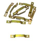 Timsah Ağızlı Çerçeve Askısı, 42x6 mm, 10 Adet, Ekonomik, Sarı