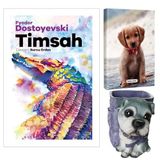 Timsah - Fyodor Dostoyevski ve Dekoratif Köpek Kalemlik - Masum Köpek Planlama Defteri