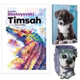 Timsah - Fyodor Dostoyevski ve Dekoratif Köpek Kalemlik - Minik Arkadaş Planlama Defteri