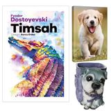 Timsah - Fyodor Dostoyevski ve Dekoratif Köpek Kalemlik - Mutlu Prens Planlama Defteri