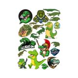 Timsah Sticker Set-11 17 Parça Telefon, Tablet, Defter, Laptop Sticker