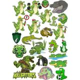 Timsah Sticker Set 3 20 Parça Telefon, Tablet, Defter, Laptop Sticker