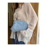 Tina İstanbul Burslu Clutch Mini Çanta Denim Mavi