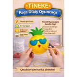 Tineke 1 Adet 3 Yaş Çocuklar Için Eğitici Oyuncak Kendin Yap Montessori Keçe Dikiş El Sanatları Seti Ananas - Çok Renkli