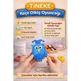 Tineke 1 Adet 3 Yaş Çocuklar Için Eğitici Oyuncak Kendin Yap Montessori Keçe Dikiş El Sanatları Seti Baykuş