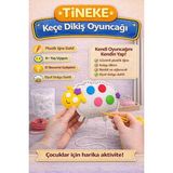 Tineke 1 Adet 3 Yaş Çocuklar Için Eğitici Oyuncak Kendin Yap Montessori Keçe Dikiş El Sanatları Seti Koyun - Çok Renkli