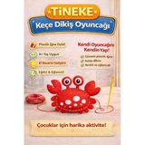 Tineke 1 Adet 3 Yaş Çocuklar Için Eğitici Oyuncak Kendin Yap Montessori Keçe Dikiş El Sanatları Seti Yengeç