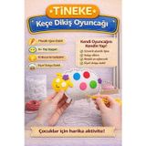 TİNEKE 1 Adet 3 Yaş Çocuklar Için Eğitici Oyuncak Kendin Yap Montessori Keçe Dikiş El Sanatları Seti