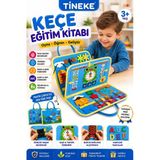 Tineke 3+ Yaş Keçe Eğitim Kitabı Montessori Eğitici Aktivite Oyuncağı Beceri Ve Zeka Geliştirici Çocuk Kitabı 4 Sayfa Ma