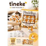 Tineke 8’li Peluş Kedi Yastığı Seti – Minik Yumuşak Kedi Oyuncağı ve Uyku Arkadaşı Sarı - Çok Renkli