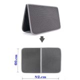 Tineke Büyük Boy Elekli Kedi Tuvalet Önü Paspası 82 x 60 CM gri