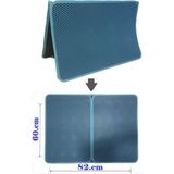 Tineke Büyük Boy Elekli Kedi Tuvalet Önü Paspası Katlanabilir 82 x 60 cm - Turkuaz