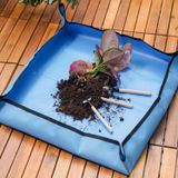 Tineke Çiçek Saksı Toprağı Aktarımı Için Su Geçirmez Ped 65X65 cm 1 Adet Mavi