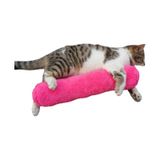 Tineke Kedi Otlu Sarılma Yastığı Uyku Oyuncağı 30 CM pembe