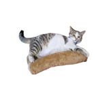 Tıneke Kedı Oyuncagı Sarılma Yastıgı Uyku Oyuncagı Kedı Otlu 30 Cm Pelus ( 1 Adet) Kahverengı