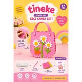 Tineke Kendin Yap Keçe Çanta Seti Papatya Desenli – Dikiş Öğrenme Hobi ve El Sanatları Oyuncağı 6+ Yaş - Çok Renkli