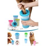 Tineke Köpek Ayak Pati Yıkama Temizleme Aparatı Orta Boy Pembe