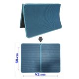 TİNEKE PETSHOP Büyük Boy Elekli Kedi Tuvalet Önü Paspası Katlanabilir 82 X 60 Cm Turkuaz