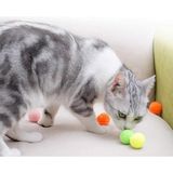 Tineke Renkli Ponponlar Kedi Oyuncağı (3 cm 25 Adet )