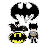TİNFOODHOBBY Minik Batman Resimli Yenilebilir Şekerli Kağıt Pasta Üstü