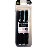 Tinge Marker 3'lü Warm Grey Set - Renkli - Standart