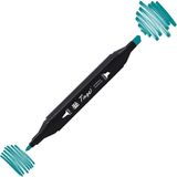 Tinge Twin BG61 Peacock Green Çift Uçlu Markör Kalem