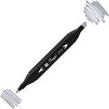 Tinge Twin CG4 Cool Grey Çift Uçlu Markör Kalem