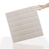 Tink 3 Boyutlu Duvar Paneli Kabartmalı Metro Desenli Pvc 41x41 cm/ 6 Adet /1 m²