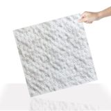 Tink 3 Boyutlu Duvar Paneli Kabartmalı Puantiye Desenli Pvc 41x41 cm/ 6 Adet /1 m²