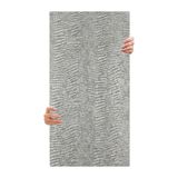 Tink 3D Kendinden Yapışkanlı Duvar Kağıdı Yeni Nesil Akustik Keçe Panel Desenli 52x98 cm (Açık Gri, 2 Adet 1 m²)