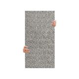 Tink 3D Kendinden Yapışkanlı Duvar Kağıdı Yeni Nesil Akustik Keçe Panel Leopar Desen 52x98 cm (Açık Gri, 2 Adet 1 m²)
