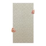 Tink 3D Kendinden Yapışkanlı Duvar Kağıdı Yeni Nesil Akustik Keçe Panel Leopar Desen 52x98 cm (Ekru, 2 Adet 1 m²)