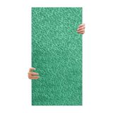 Tink 3D Kendinden Yapışkanlı Duvar Kağıdı Yeni Nesil Akustik Keçe Panel Leopar Desen 52x98 cm (Yeşil, 10 Adet 5 m²)