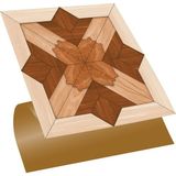 Tink Kendinden Yapışkanlı Ahşap 002 Desenli Pvc Karo 30X30 cm (33 Adet) 3 M2