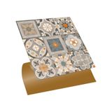 Tink KENDİNDEN YAPIŞKANLI APRİCOT DESENLİ PVC KARO 30X30