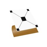 TİNK Kendinden Yapışkanlı Banyo Mutfak Fayans Kaplama Siyah Geometrik Pvc Karo 30x30 Cm (56 ADET) 5m2