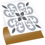 Tink Kendinden Yapışkanlı Banyo Mutfak Kaplama Geometrik 07 Desenli Pvc Karo 30X30 cm 56 Adet 5m2