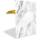 Tink Kendinden Yapışkanlı Beyaz Mermer Desenli PVC Panel 41x62 cm 12 Adet / 3 m²
