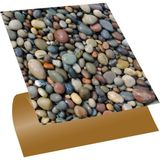 Tink Kendinden Yapışkanlı Çakıl Taşı Desenli Pvc Karo 30X30 cm 4'lü 0,36 M2
