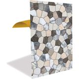 Tink Kendinden Yapışkanlı Çatlak Mermer Desenli Pvc Panel 41 x 62 cm (4 Adet) 1 M²