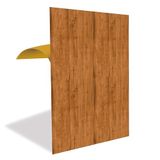 Tink Kendinden Yapışkanlı Cilalı Ahşap Desenli Pvc Panel 41X62 cm - (4 Adet) 1 M²