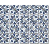 Tink KENDİNDEN YAPIŞKANLI ÇİNİ DESENLİ PVC KARO 10X10 CM 20'Lİ PAKET