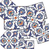 TİNK KENDİNDEN YAPIŞKANLI ÇİNİ DESENLİ PVC KARO 15X15 CM 10'LU PAKET