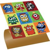 Tink Kendinden Yapışkanlı Çocuk Desenli Pvc Karo 30X30 cm 4'lü 0,36 M2